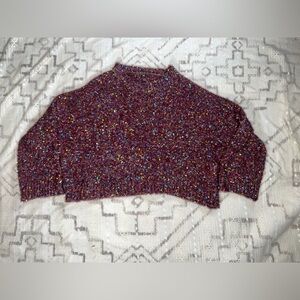 Sparkly Multicolor Holiday Knit Sweater